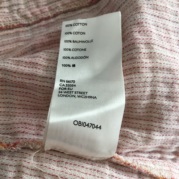 FREE PEOPLE Siena Plaid Pullover Cotton Smocked Ruffle Blouse S - Picture 8 of 9